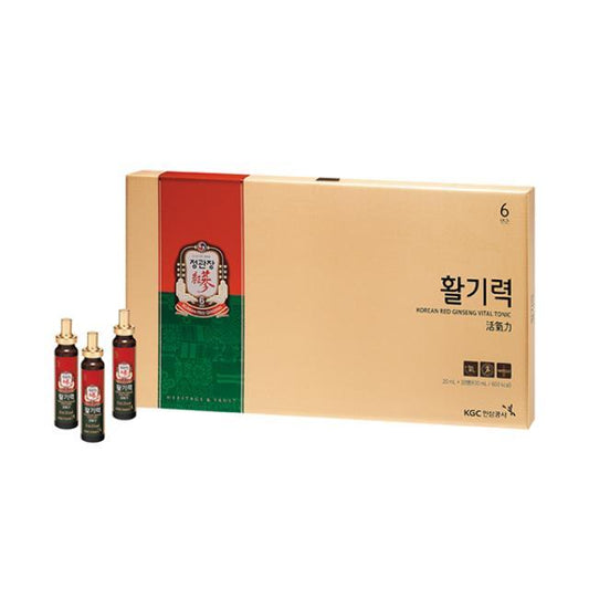 [KGC] Hwal Gi Ruk Korean Red Ginseng Vital Tonic for Wellness Recovery - 20ml x 30 Bottles